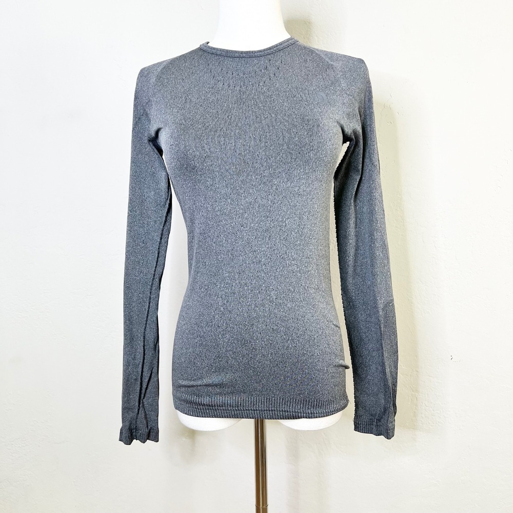 The North Face Shirt Flight Series Womens Size XS Gray Long‎ Sleeve Base Layer